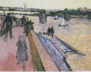 Vincent Van Gogh The Bridge of Triquetaille Sweden oil painting artist